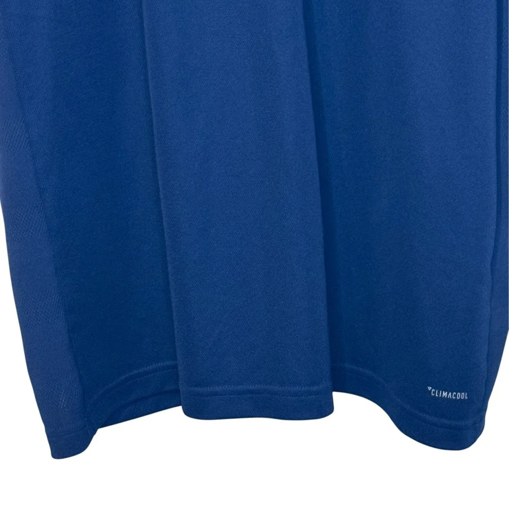 Adidas Mens Shirt Climacool Arizone Wildcats Team Short Sleeve Polo Navy Blue XL